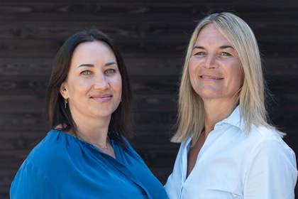Belinda Sinnbeck og Mette Harbo Linee